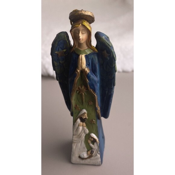 Christmas Baby Jesus With Mary Joseph With Holy Angel Holy Family Ornament - Picture 7 of 12